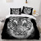 Housse de couette Tigre couleur 140x200 cm - miniature