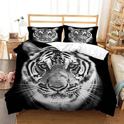 Housse de couette Tigre couleur 140x200 cm variant 1 
