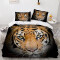 Housse de couette Tigre couleur 140x200 cm - miniature