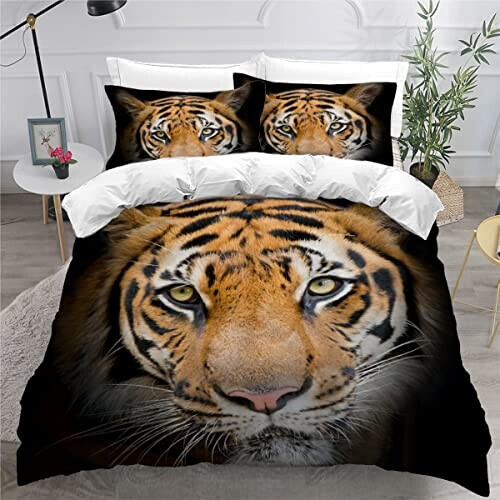 Housse de couette Tigre couleur 140x200 cm variant 0 