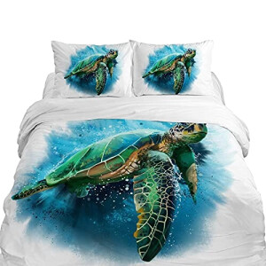 Housse de couette Tortue verte 220x240 cm