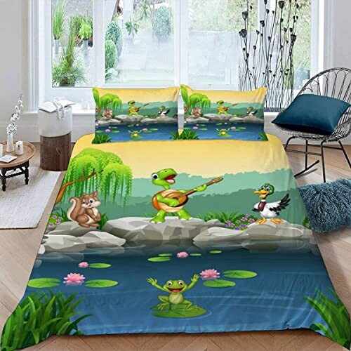 Housse de couette Tortue couleur 140x200 cm variant 0 