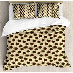 Housse de couette Tortue chocolat 220x230 cm
