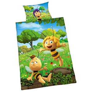 Housse de couette Abeille multicolore 100x135 cm