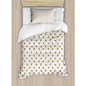 Housse de couette Abeille multicolore 130x200 cm