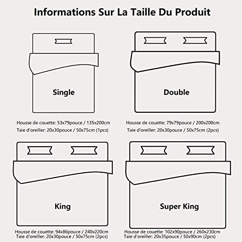 Housse de couette Araignée blanc 220x240 cm variant 4 