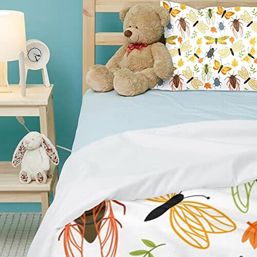 Housse de couette Cigale multicolore 140x200 cm 200x200 cm variant 2 