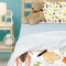 Housse de couette Cigale multicolore 140x200 cm 200x200 cm - miniature variant 3