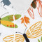 Housse de couette Cigale multicolore 140x200 cm 200x200 cm - miniature variant 6