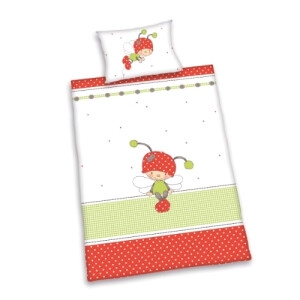 Housse de couette Coccinelle multicolore 100x135 cm