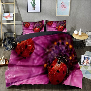 Housse de couette Coccinelle hui 135x200 cm 200x200 cm 220x240 cm