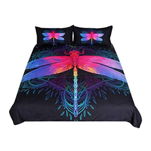 Housse de couette Libellule 140x200 cm 200x200 cm 220x240 cm
