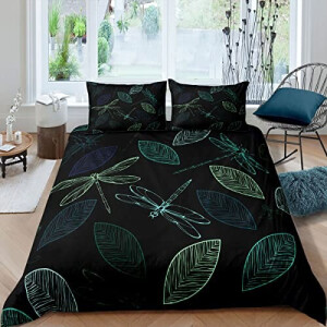 Housse de couette Libellule multicolore 140x200 cm 200x200 cm 220x240 cm