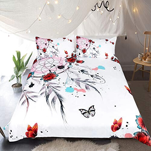 Housse de couette Papillon multicolore 220x240 cm