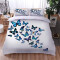 Housse de couette Papillon bleu 240x260 cm - miniature variant 1