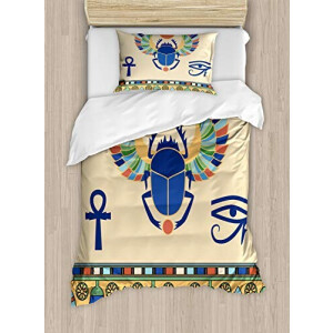 Housse de couette Scarabée multicolore 130x200 cm