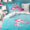 Housse de couette Sirène multicolore 135x200 cm - miniature