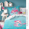 Housse de couette Sirène multicolore 135x200 cm - miniature variant 3