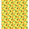 Housse de couette Abricot pastel jaune orange et vert 130x200 cm - miniature variant 1