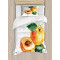 Housse de couette Abricot rust orange pâle 130x200 cm - miniature