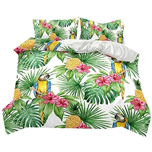 Housse de couette Ananas perroquet toucan 220x240 cm