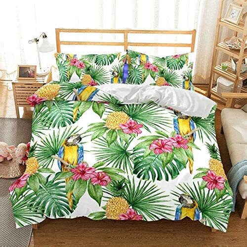 Housse de couette Ananas perroquet toucan 220x240 cm variant 0 