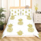 Housse de couette Ananas jaune 90x190 cm - miniature