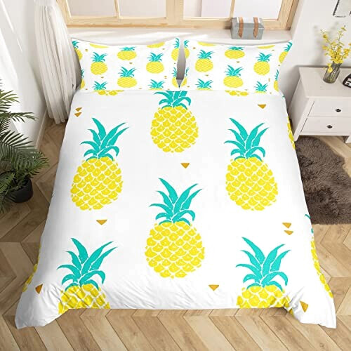 Housse de couette Ananas multicolore 140x200 cm 200x200 cm 220x240 cm variant 1 