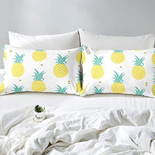 Housse de couette Ananas multicolore 140x200 cm 200x200 cm 220x240 cm variant 2 