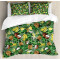 Housse de couette Ananas chameau vert 220x230 cm - miniature