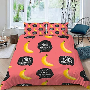 Housse de couette Banane couleur 220x240 cm