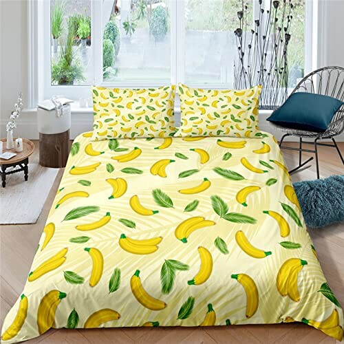 Housse de couette Banane a- 220x240 cm