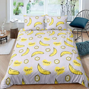 Housse de couette Banane 130x200 cm 135x200 cm 200x200 cm 220x240 cm