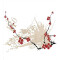 Housse de couette Cerise beige blanc rouge - miniature variant 1