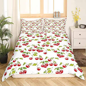 Housse de couette Cerise multicolore 140x200 cm 200x200 cm 220x240 cm 240x260 cm