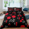 Housse de couette Cerise tt- 200x200 cm - miniature