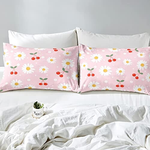 Housse de couette Cerise marguerite 240x260 cm variant 1 