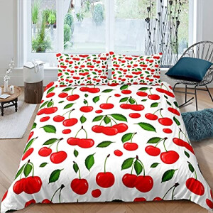 Housse de couette Cerise multicolore 140x200 cm 200x200 cm 220x240 cm