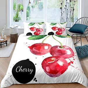 Housse de couette Cerise 140x200 cm