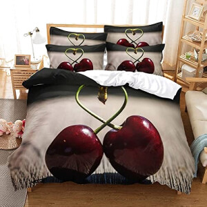 Housse de couette Cerise rouge