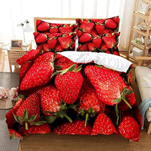 Housse de couette Fraise 220x240 cm