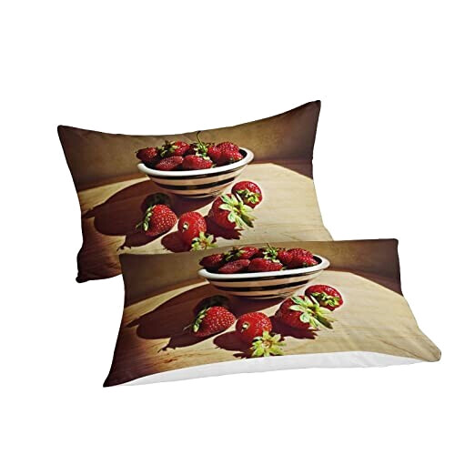 Housse de couette Fraise style- 135x200 cm 200x200 cm 220x240 cm variant 0 