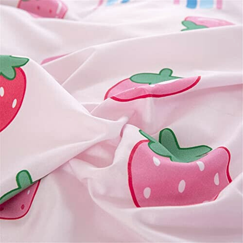 Housse de couette Fraise arc-en-ciel 120x150 cm 140x200 cm 160x200 cm 200x200 cm 220x240 cm 240x260 cm variant 4 