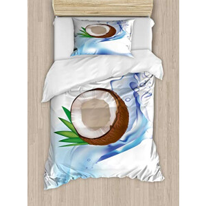 Housse de couette Noix de coco multicolore