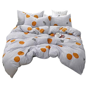 Housse de couette Orange Fruit orange 140x200 cm 160x200 cm 200x200 cm 220x240 cm