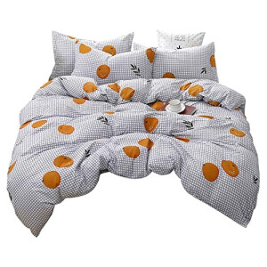 Housse de couette Orange Fruit orange 140x200 cm 220x240 cm