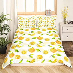Housse de couette Orange Fruit multicolore 140x200 cm 200x200 cm 220x240 cm 240x260 cm