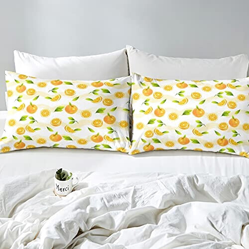 Housse de couette Orange Fruit multicolore 140x200 cm 200x200 cm 220x240 cm 240x260 cm variant 2 