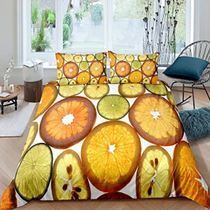 Housse de couette Orange Fruit ty- 220x240 cm