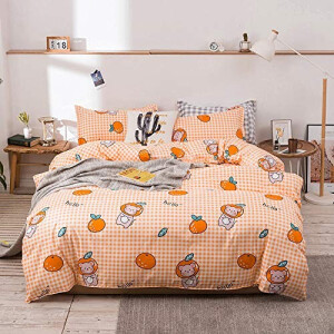 Housse de couette Orange Fruit frergr- 140x200 cm